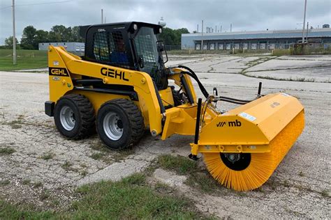 broom skid steer|power brooms for skid steers.